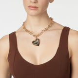 Girocollo catena e cuore Malena - Nero - Sodini Bijoux