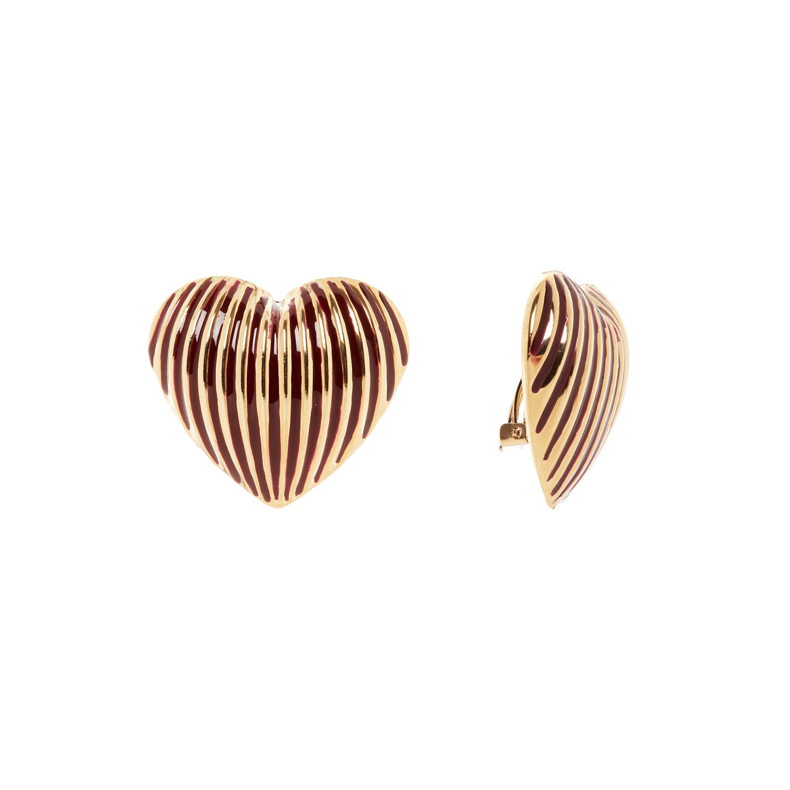 Orecchini a cuore Malena - Rosso - Sodini Bijoux