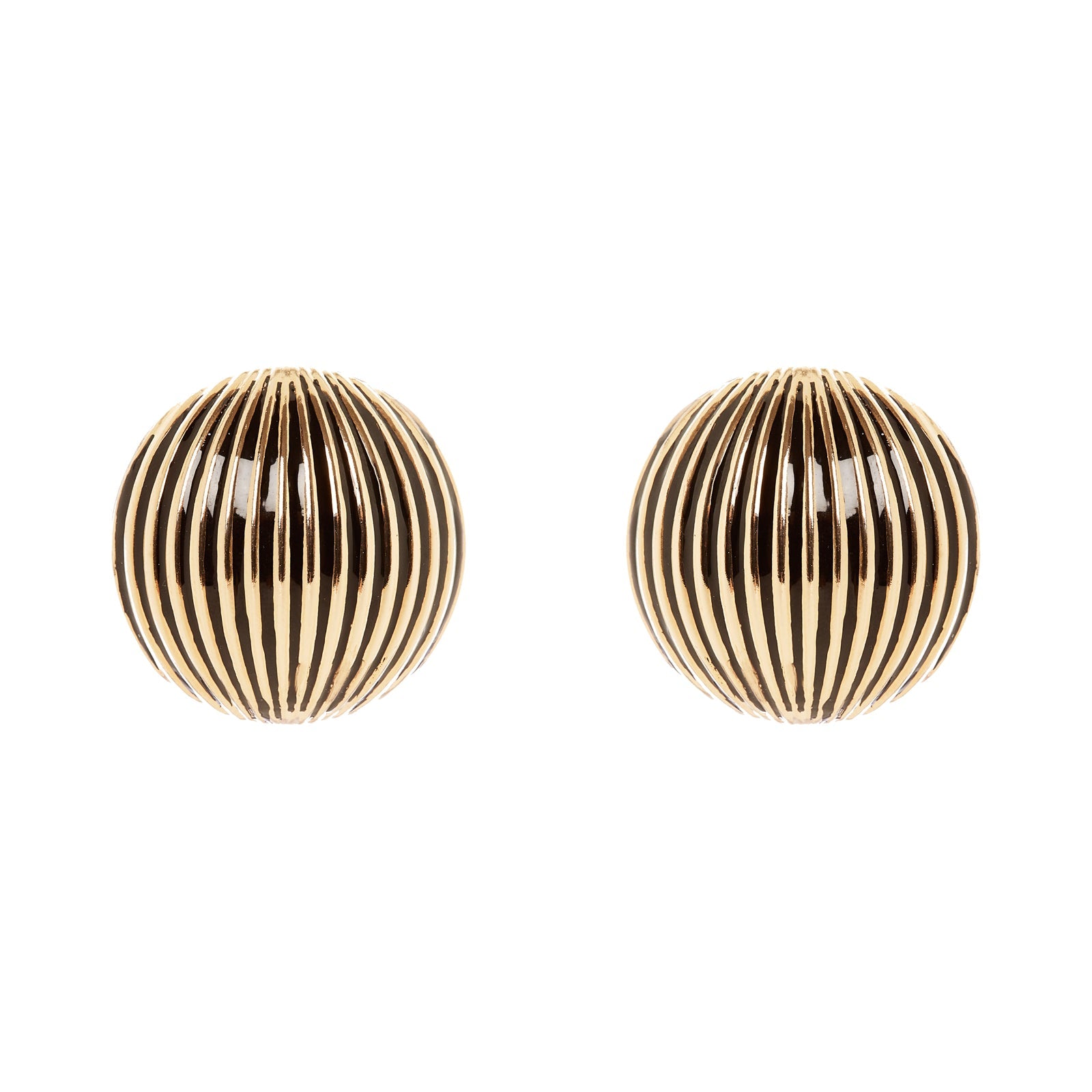 Orecchini semisfera Malena - Nero - Sodini Bijoux
