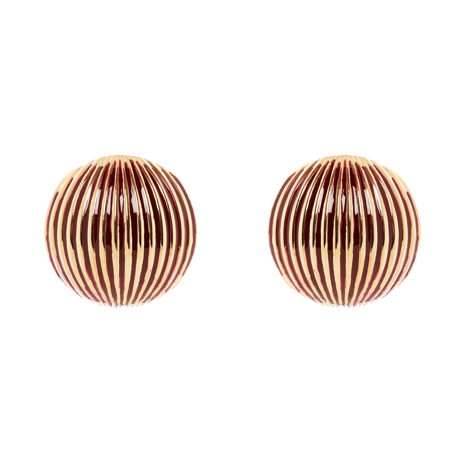 Orecchini semisfera Malena - Rosso - Sodini Bijoux