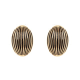 Orecchini con ovale Malena - Nero - Sodini Bijoux