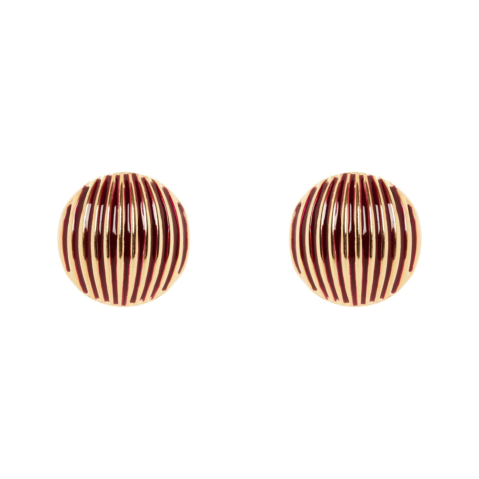 Orecchini piccola semisfera Malena - Rosso - Sodini Bijoux