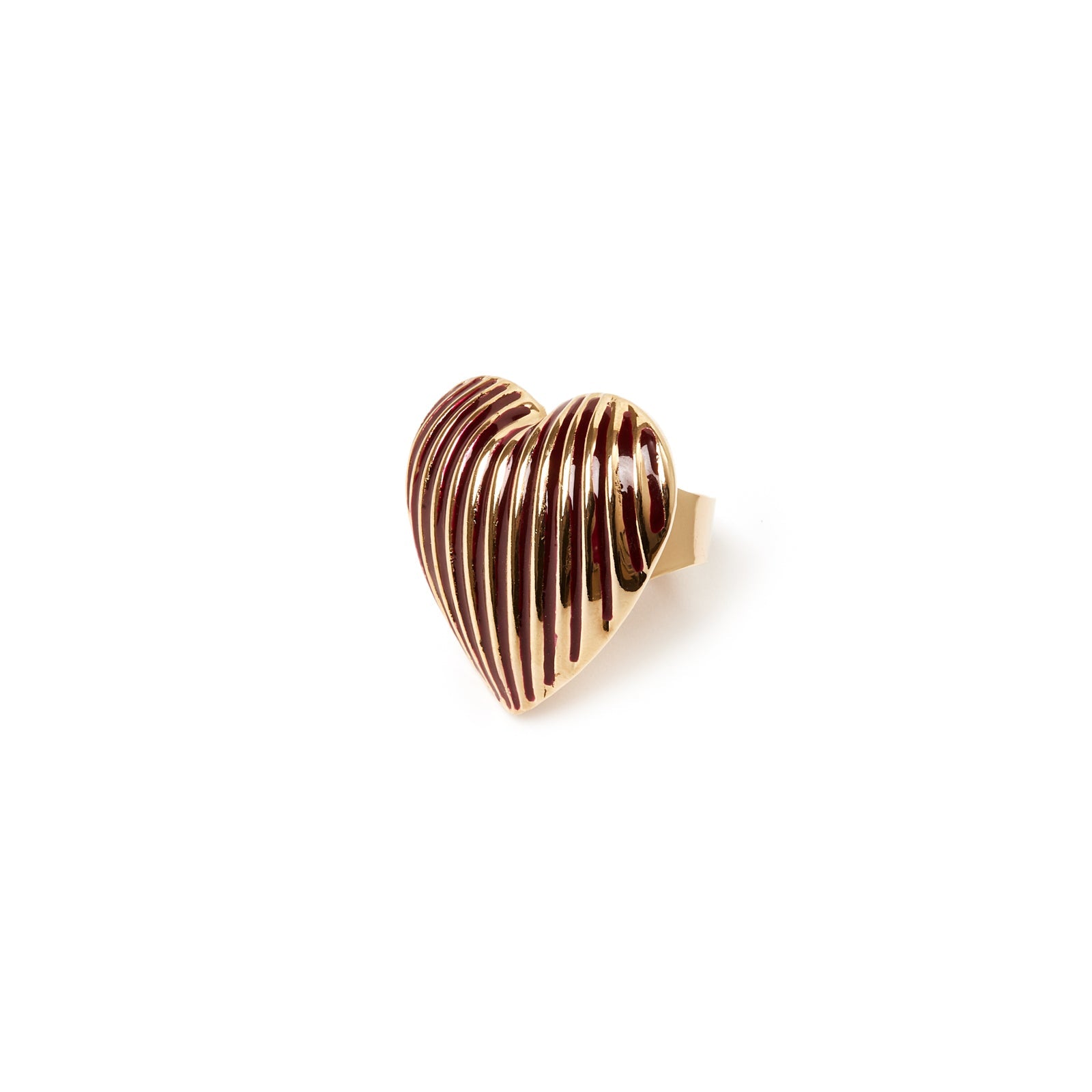 Anello cuore Malena - Rosso - Sodini Bijoux