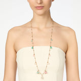 Collana lunga con piccoli pendenti Tarocchi - Multicolor - Sodini Bijoux