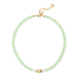 Girocollo sfere e splendente segmento Tarocchi - Verde - Sodini Bijoux