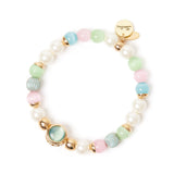 Bracciale elastico perle, sfere e cabochon Tarocchi - Multicolor - Sodini Bijoux