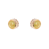 Piccoli orecchini a cilindretto Tarocchi - Verde - Sodini Bijoux