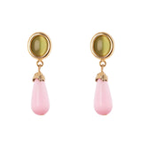 Orecchini cabochon e goccia Tarocchi - Multicolor - Sodini Bijoux