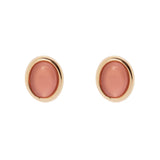 Oval earrings Tarocchi - Pink - Sodini Bijoux