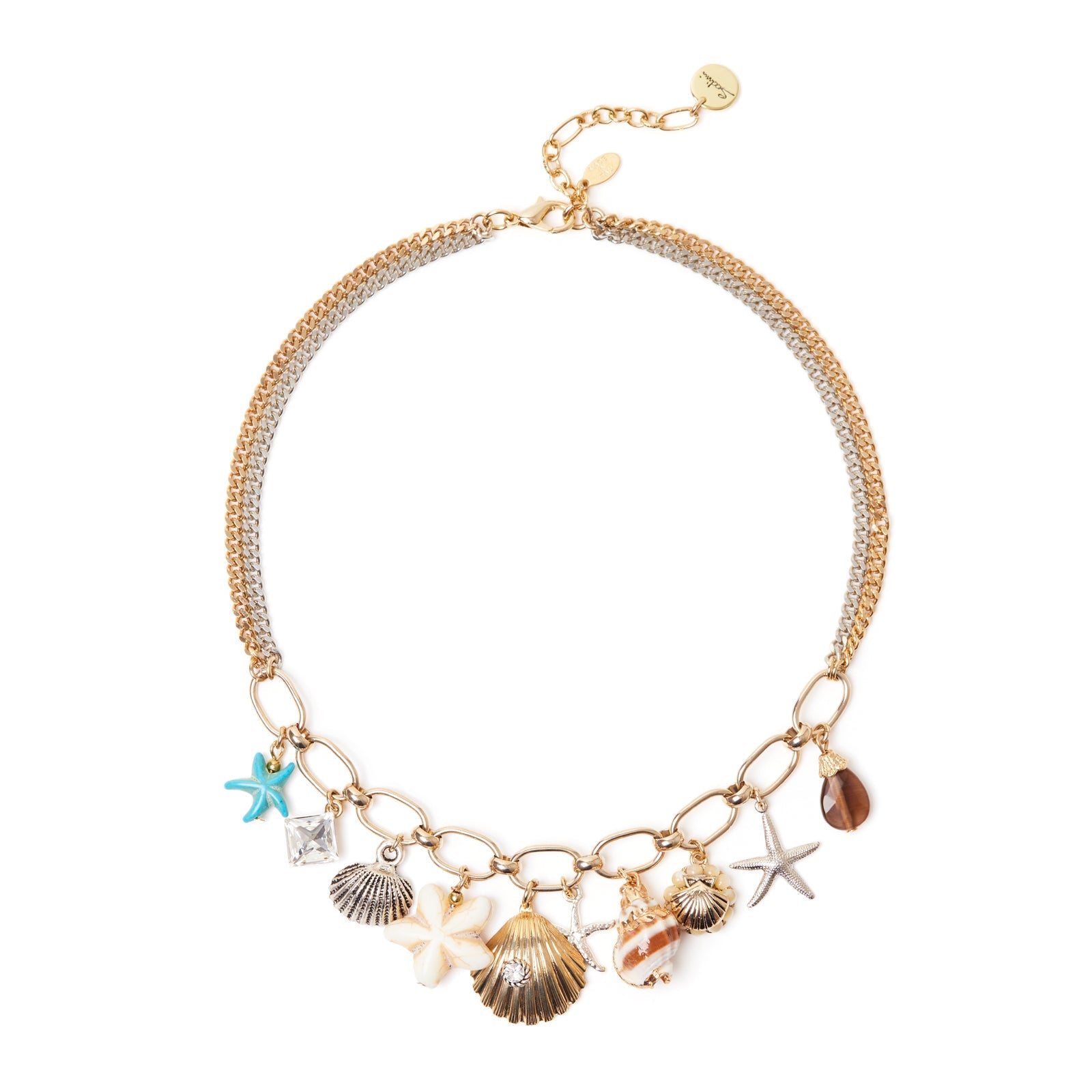 Girocollo doppio filo groumette Maresia - Multicolor - Sodini Bijoux