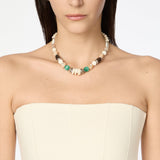 Girocollo boule, bonbon e madreperla Maresia - Multicolor - Sodini Bijoux
