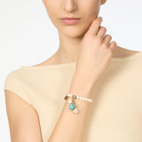 Bracciale elastico boule ed elementi marini Maresia - Multicolor - Sodini Bijoux