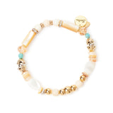 Bracciale elastico boule, perline e charm Maresia - Multicolor - Sodini Bijoux