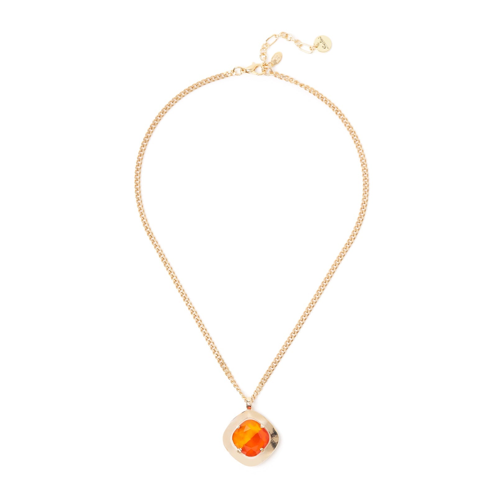 Collana con pendente geometrico Ribera - Arancio - Sodini Bijoux