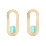 Orecchini anello a fascia estesa Ribera - Blu - Sodini Bijoux