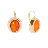 Orecchini monachella e charm ovale Ribera - Arancio - Sodini Bijoux