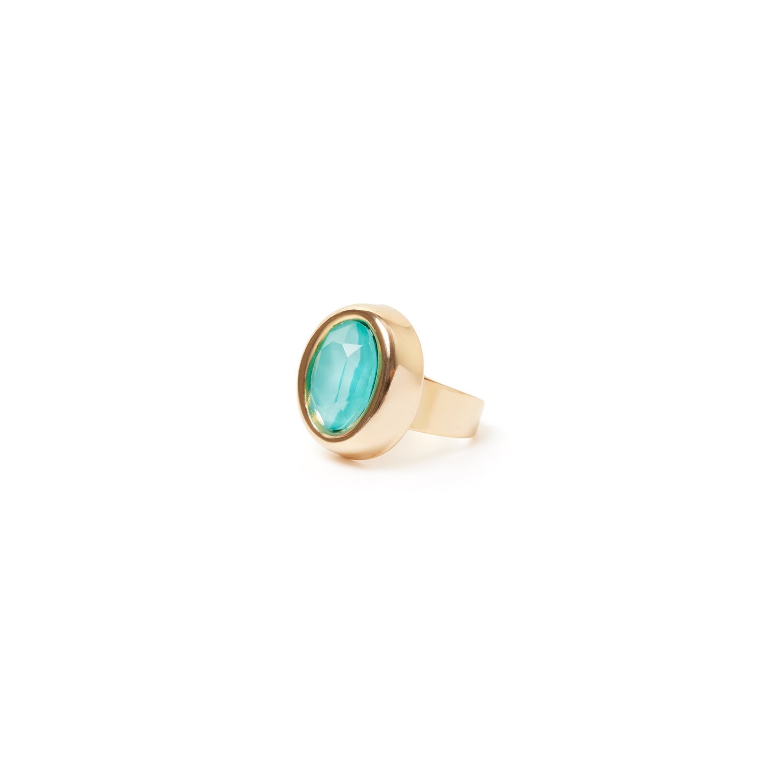 Anello con top ovale Ribera - Blu - Sodini Bijoux
