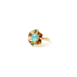 Anello con piccolo fiore Ribera - Blu - Sodini Bijoux