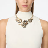 Collana corta groumette fiori La Dame - Oro - Sodini Bijoux