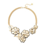 Collana corta groumette fiori La Dame - Oro - Sodini Bijoux
