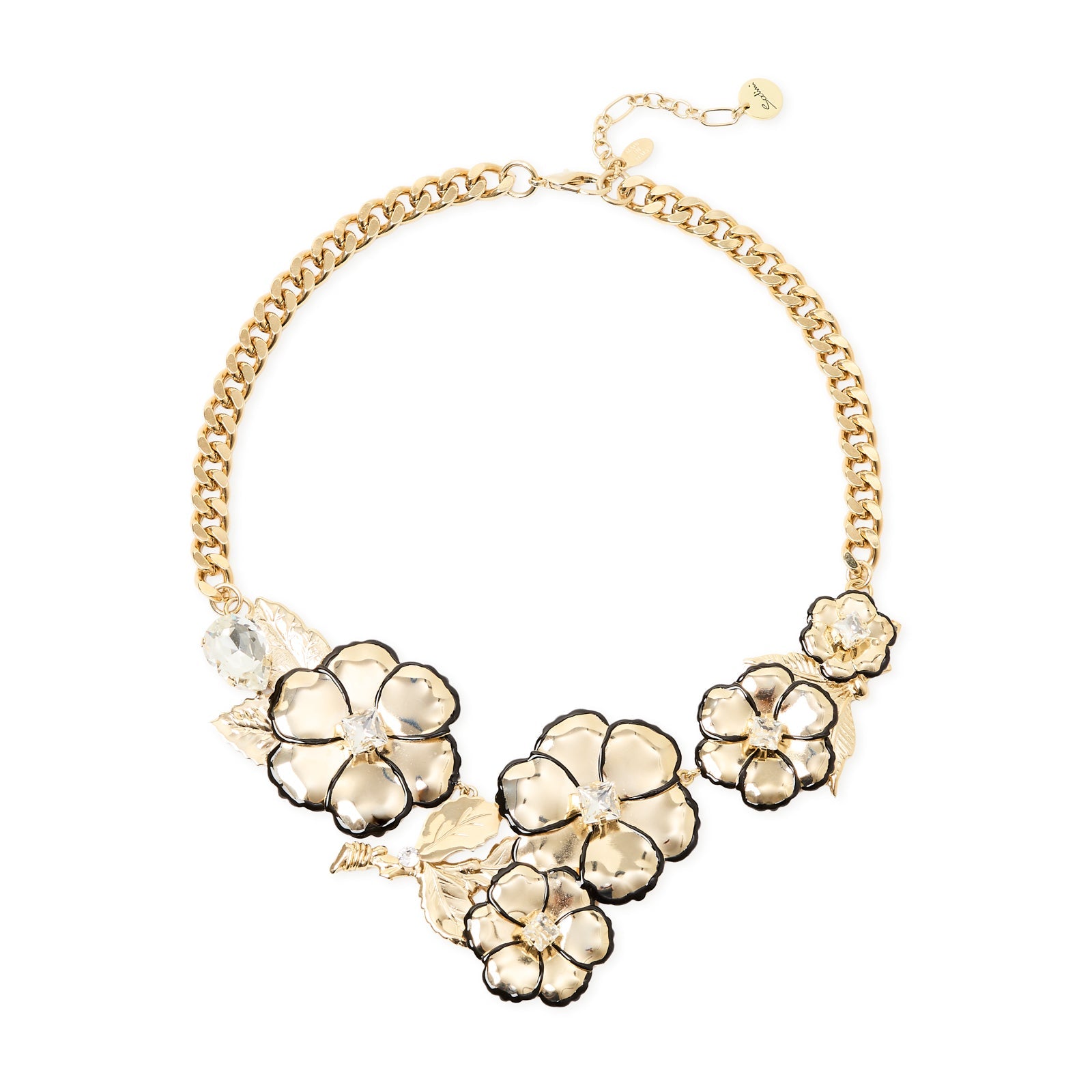 Collana corta groumette fiori La Dame - Oro - Sodini Bijoux