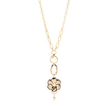 Collana maglie ovali pendente La Dame - Oro - Sodini Bijoux