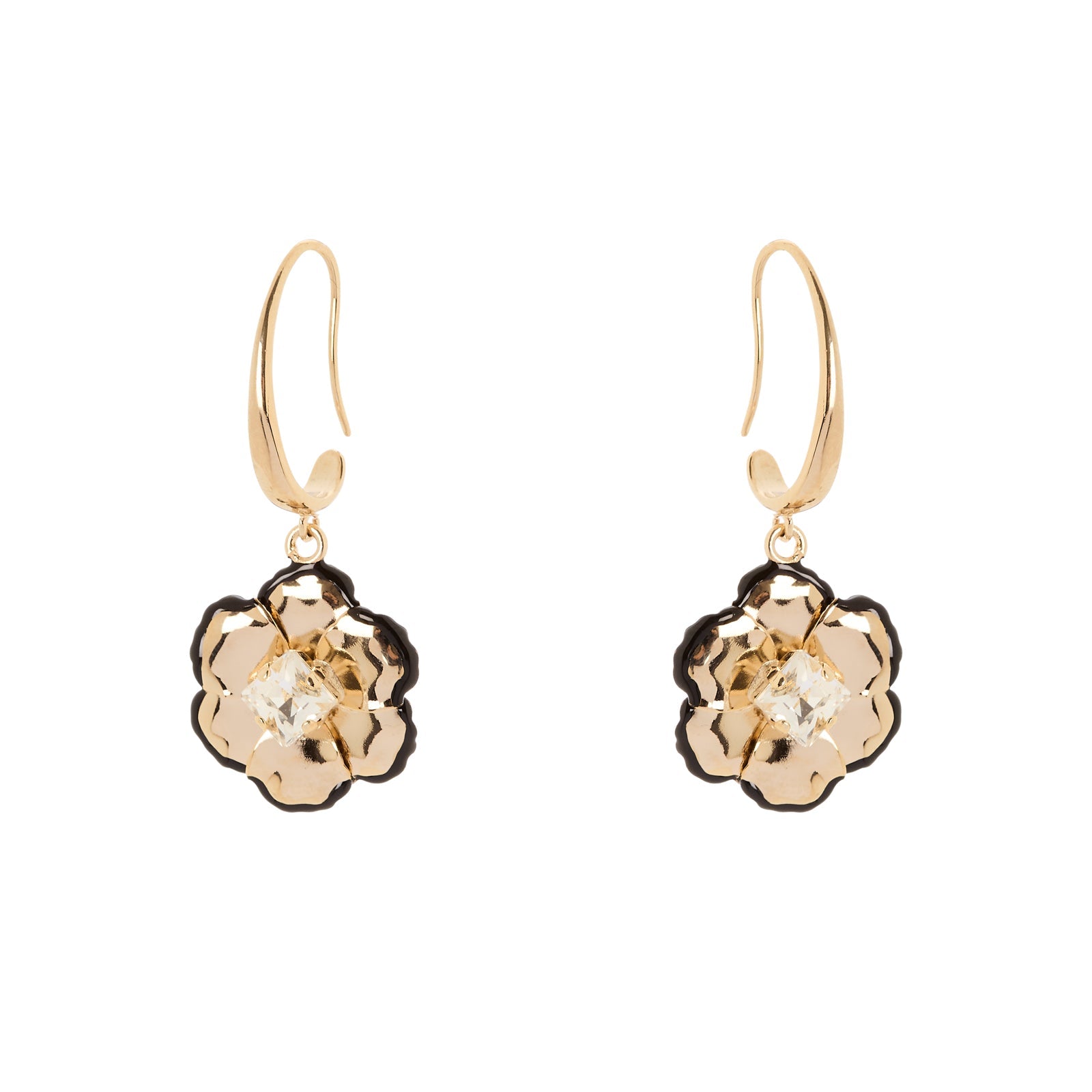 Orecchini gancetto fiore La Dame - Oro - Sodini Bijoux