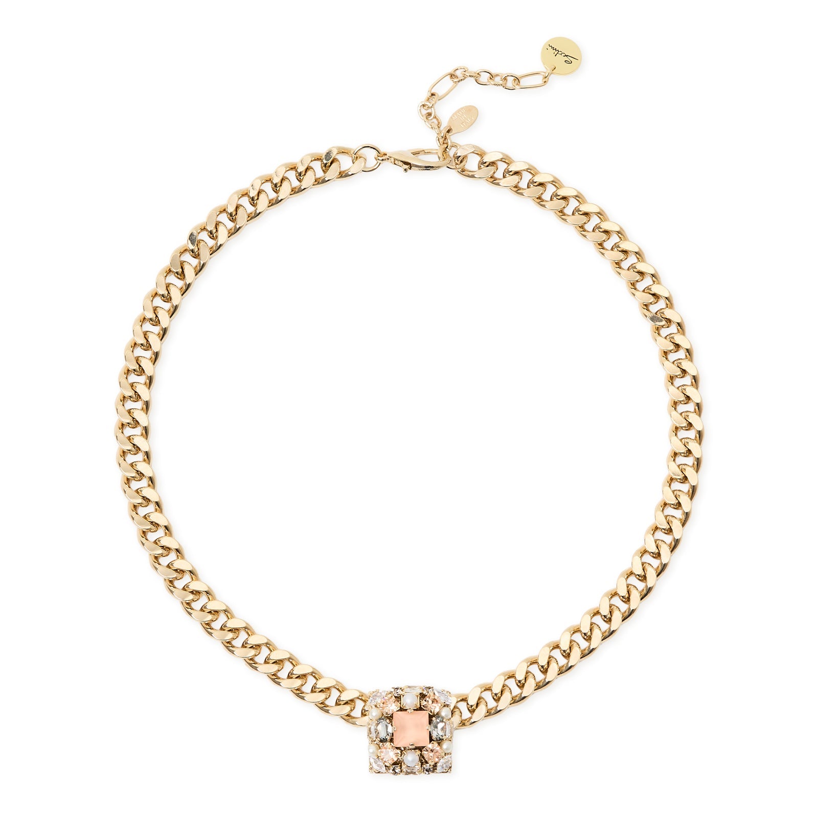 Collana corta groumette e charm Hera - Multicolor - Sodini Bijoux