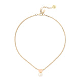 Girocollo groumette cristallo perla Hera - Rosa - Sodini Bijoux