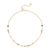 Collana corta perline perle incatenate Hera - Multicolor - Sodini Bijoux