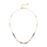 Collana corta perline perle sfere Hera - Multicolor - Sodini Bijoux