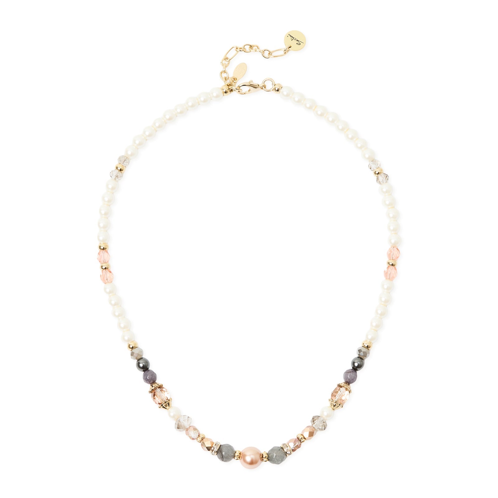 Collana corta perline perle sfere Hera - Multicolor - Sodini Bijoux