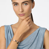 Bracciale elastico grandi perle, cristalli, perline Hera - Multicolor - Sodini Bijoux