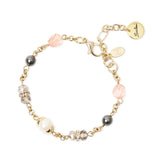 Bracciale tre charm incatenati Hera - Multicolor - Sodini Bijoux