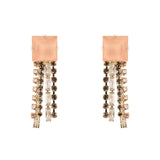 Orecchini cristallo frangia Hera - Multicolor - Sodini Bijoux