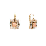 Orecchini monachella charm quadrato Hera - Multicolor - Sodini Bijoux