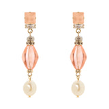 Orecchini lunghi Hera - Rosa - Sodini Bijoux