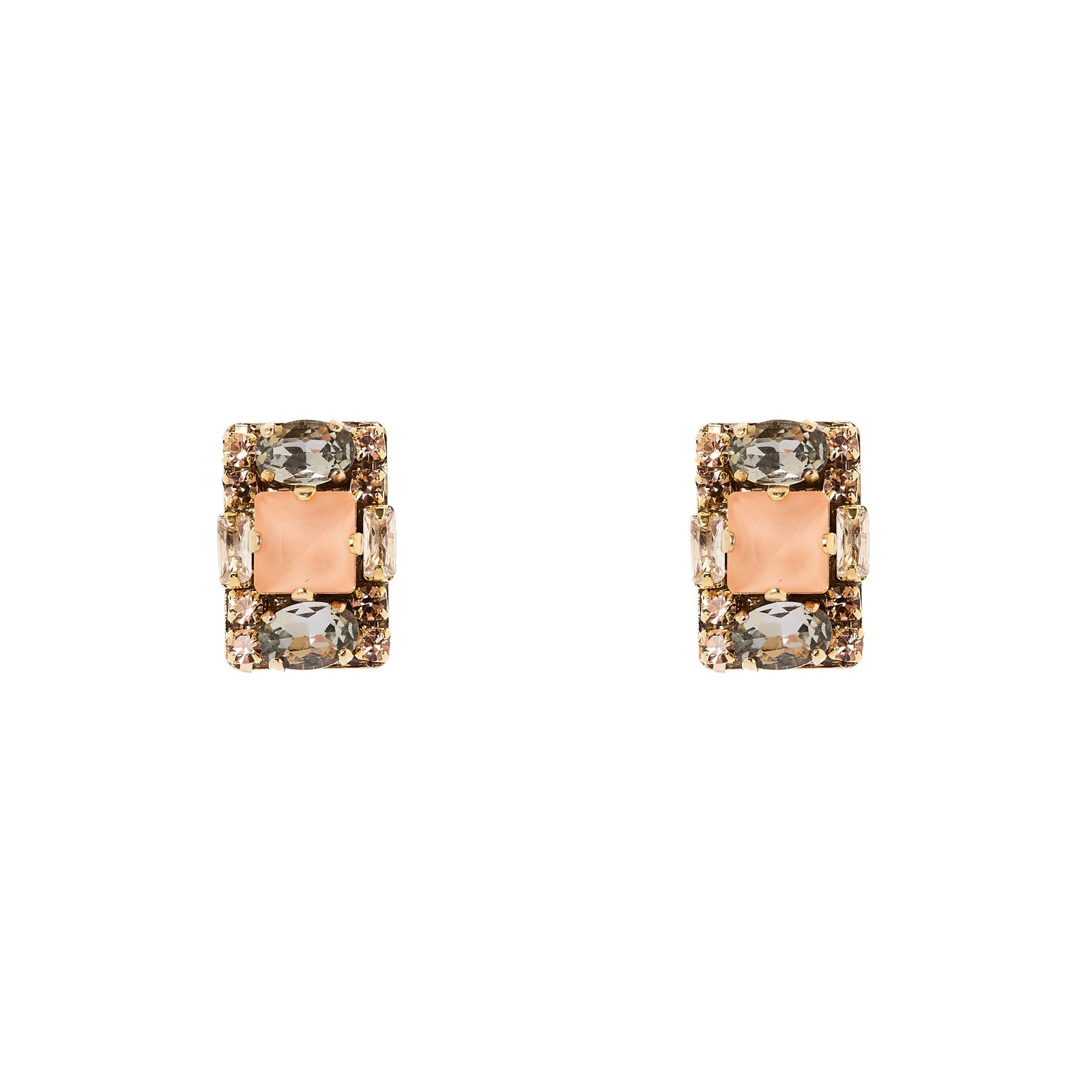 Orecchini charm geometrico Hera - Multicolor - Sodini Bijoux