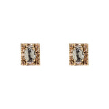 Orecchini piccolo charm geometrico Hera - Grigio - Sodini Bijoux