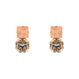 Orecchini cristallo charm ottagonale Hera - Multicolor - Sodini Bijoux