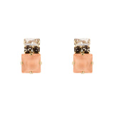 Orecchini cristallo charm ottagonale Hera - Multicolor - Sodini Bijoux