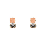 Orecchini due cristalli Hera - Multicolor - Sodini Bijoux