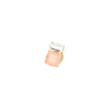 Piccola spilla due cristalli Hera - Rosa - Sodini Bijoux