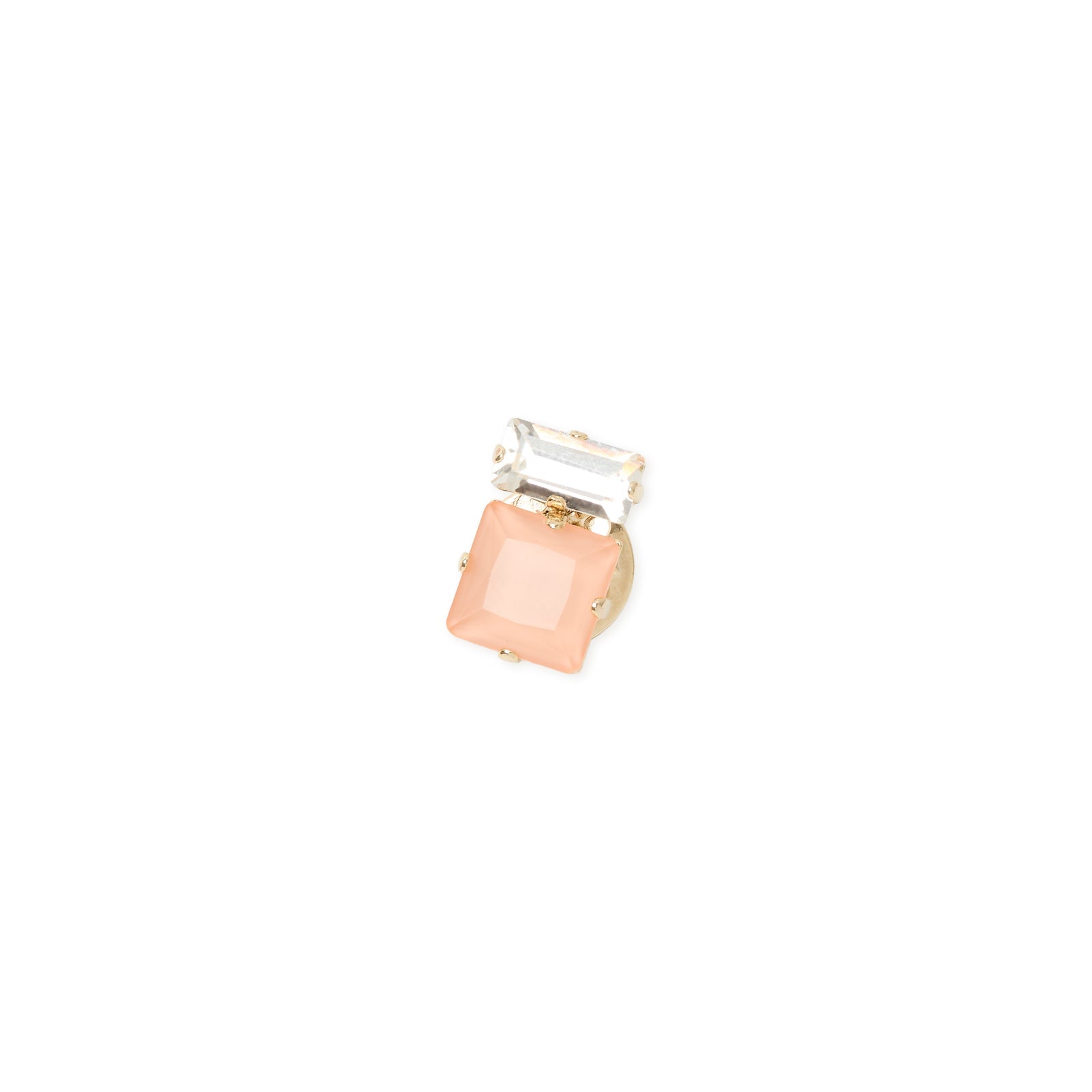 Piccola spilla due cristalli Hera - Rosa - Sodini Bijoux