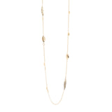 Collana lunga rolò e foglie Daphne - Oro - Sodini Bijoux