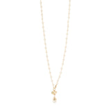 Collana lunga perle incatenate e pendente Daphne - Oro - Sodini Bijoux