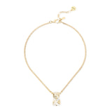 Collana corta groumette due cristalli Daphne - Oro - Sodini Bijoux