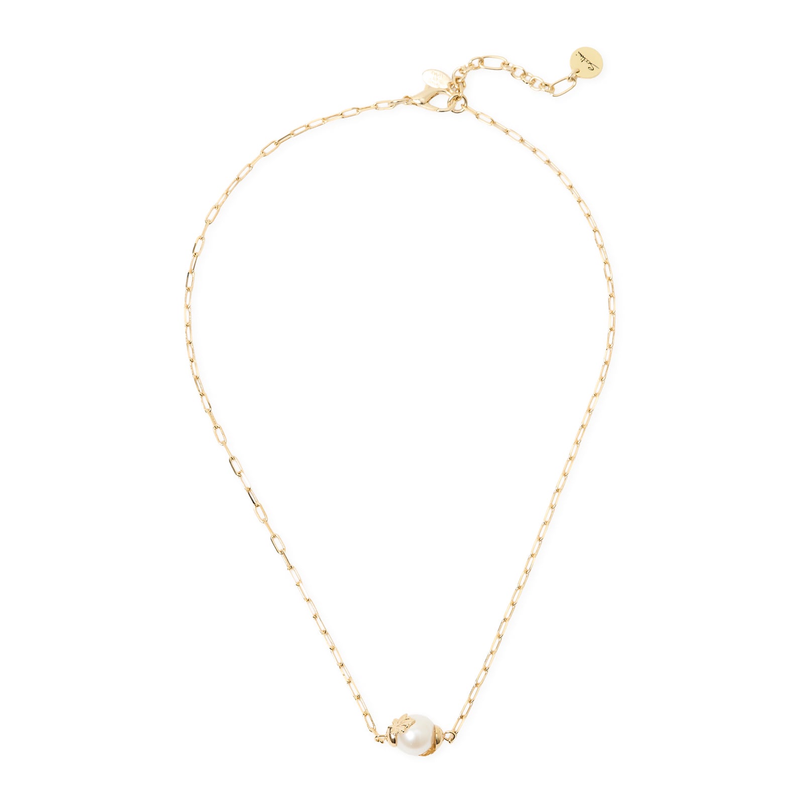 Collana forzatina perla abbracciata Daphne - Oro - Sodini Bijoux