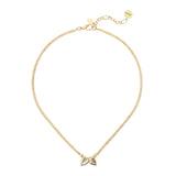 Collana corta groumette due foglie Daphne - Oro - Sodini Bijoux