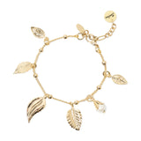 Bracciale groumette e foglie Daphne - Oro - Sodini Bijoux